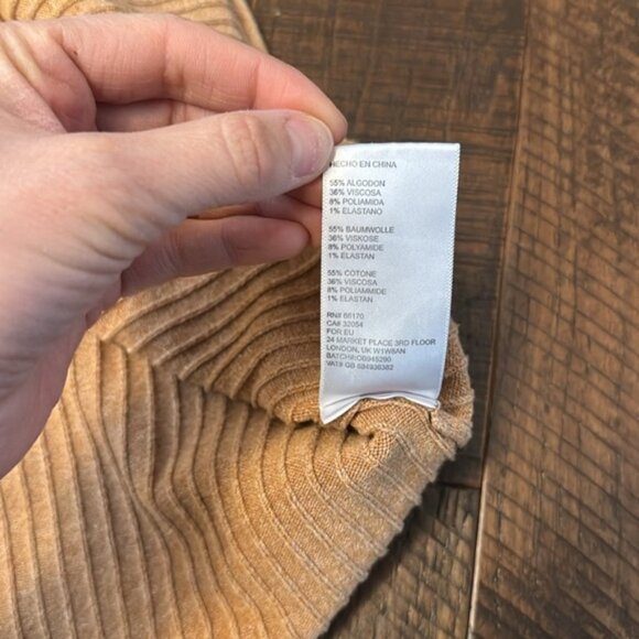 Free People Women's Mod Wrap Skirt Caramel Heather - Picture 9 of 13